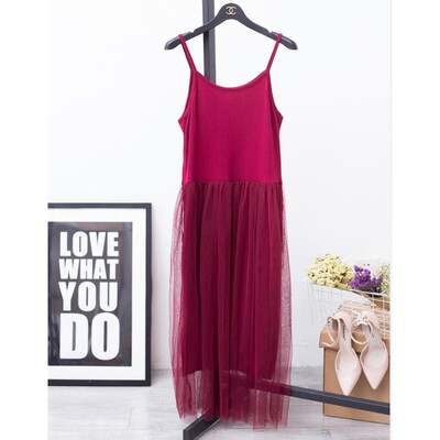 

Sexy Off Shoulder Summer Women Dress Female Loose Spaghetti Strap Mesh Ladies Party Dresses New Clothing