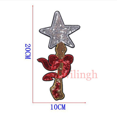 

1 Pair 2 Pieces Feather Patches Sew-on Gold Sliver Wing Sequine Patch Flower Motif 3D Applique DIY Dress Clothes Wedding Patch
