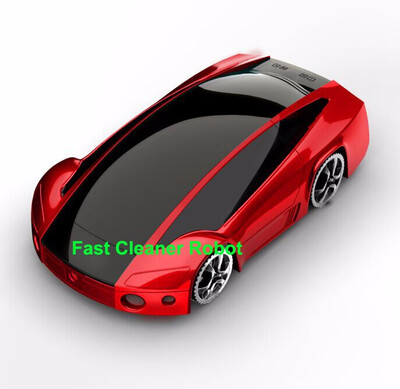 

Fashion NEW Super Sports Car Cool Design Automatic Robot Vacuum Cleaner With Double USE As Handhold Portable Vacuum Cleaner