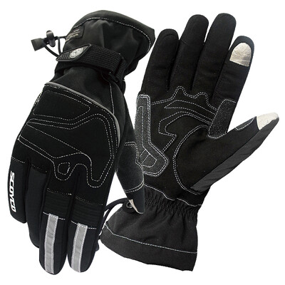 

Sai Yu SCOYCO motorcycle riding gloves waterproof touch screen windproof warm gloves motorcycle racing gloves winter MC30 mens black
