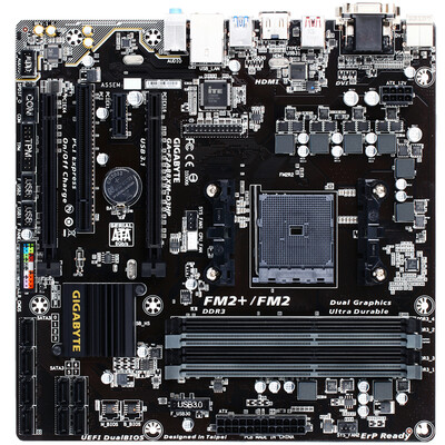 

Материнская плата Gigabyte (GIGABYTE) F2A88XM-D3HP (AMD A88X / Socket FM2 +)