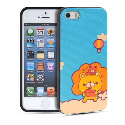 

MOONCASE Watercolor Art Soft Flexible Silicone Gel TPU Skin Shell Back Case Cover for Apple iPhone 5 / 5S