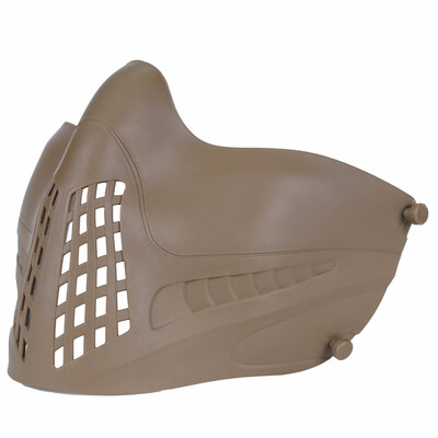 

Tactical Helmet Version Half Lower Face Mask Protective ARC Rails Bi-service of Head & Fast Helmet Mask CS Airsoft Game