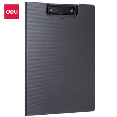 

Deli deli vertical folding board folder folder A4 folder test paper clip gray 5016