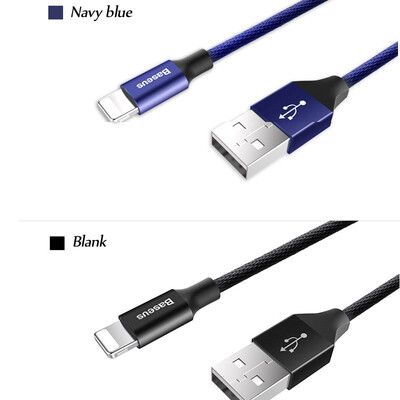 

Baseus IPhoneX Art Line Data Cable iPad6S Fabric Fast Charge Cloth Braided Apple Charging Cable Transmission