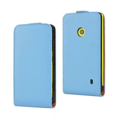 

MOONCASE Magnetic Closure Style Premium PU Leathe Top Flip Pouch Case Cover for Nokia Lumia 520