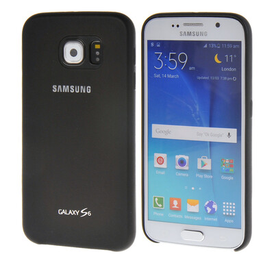 

MOONCASE Жесткий Прорезиненные резиновое покрытие Разрабатывают чехол для Samsung Galaxy S6 черный