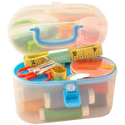 

Mallory sewing kit home portable travel multi-function needle box suit color random