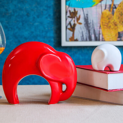 

Danya Tanabata Valentines Day Gift Creative Birthday Gift Nordic Simple Style Living Room Bedside TV Cabinet Decoration Decoration Bird Big White Little Red