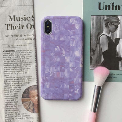 

Fashion ice cube series mobile phone shell iPhone78 plus simple apple X all-inclusive mobile phone hard shell protective cover