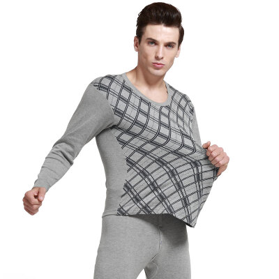 

Antarctic people Qiu Qiu Qiu men&39s underwear fashion Shu skin cotton jacquard youth in the elderly thermal underwear sets N693D10041 possession of green - positive grid