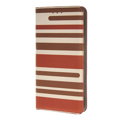 

MOONCASE Samsung Galaxy Note 5 Case Irregular stripes Flip Leather Wallet Card Slot Bracket Back Case Cover A 01