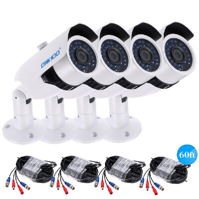 

OWSOO 41080P 2000TVL AHD IR CCTV Camera 460ft Surveillance Cable Support IR-CUT Night Vision 30pcs Array Infrared Lamps 129"