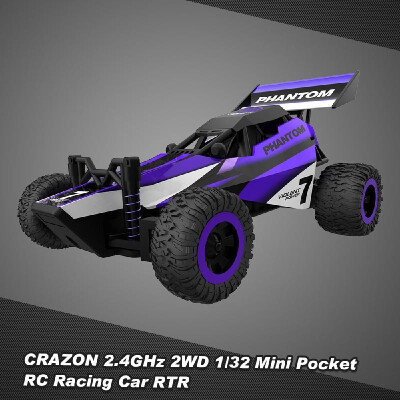 

CRAZON 132 Mini Pocket RC Racing Car 24GHz 2WD RTR Buggy RC Stunt Car Toy