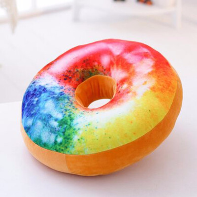 

Cute Soft Plush Pillow Stuffed Seat Pad Sweet Donut Foods Cushion throw pillow covers Case Toys pillowcase poszewka na poduszki