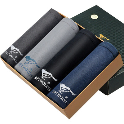 

Seven wolves SEPTWOLVES men&39s underwear men&39s Lycra cotton waist in the breathable movement underwear four multi-color 3315-4 XXXL