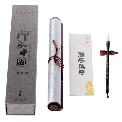 

Shaoxi culture calligraphy treasure impression of China imitation Xuan paper brush calligraphy practice painting four treasures wa