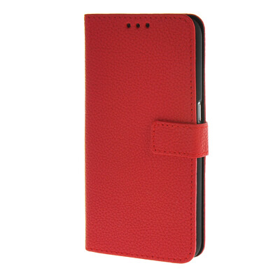 

MOONCASE Samsung Galaxy корпуса S6 Лич Слот кожи Кожа карт бумажника сальто Кронштейн задней стороны обложки красный