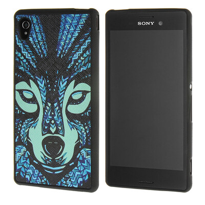 

MOONCASE Case for Sony Xperia M4 Pattern series Flexible Soft Gel TPU Silicone Skin Slim Durable Cover