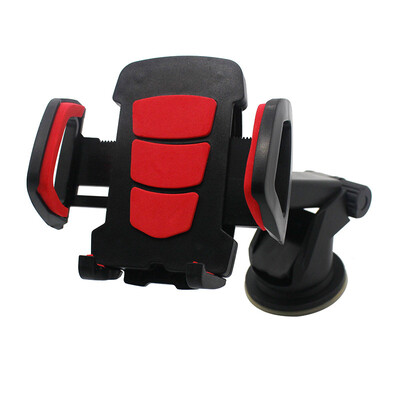 

Car Mount Cell Phone Holder For Car Mobile Mount Windshield Dashboard Long Arm Anti-skid Base for Most mobile phophone modelsred
