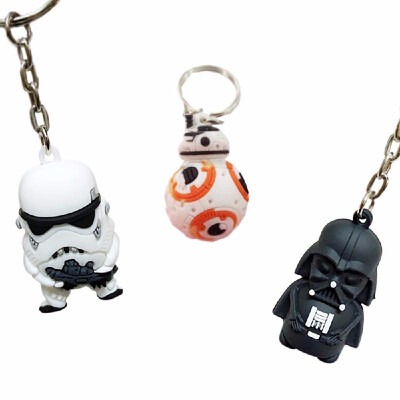 

Black Cartoon Soldier Key Ring Pendant Movie Product