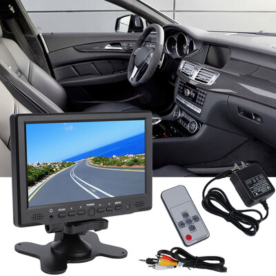 

800x 480 7-дюймовый TFT цветной ЖК-АВ автомобиля rearview автомобиля монитор HDMI разъем VGA с AV