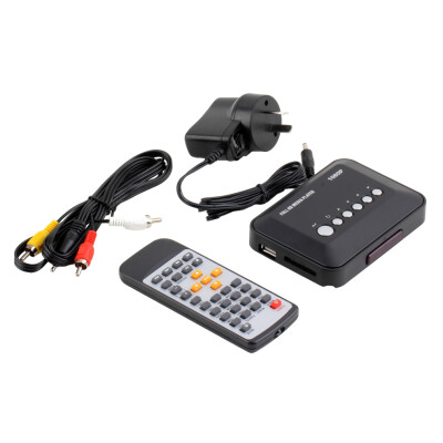 

1080P HD USB HDMI Multi TV Media Video Player Box TV video SD MMC RMVB MP3 Black AU