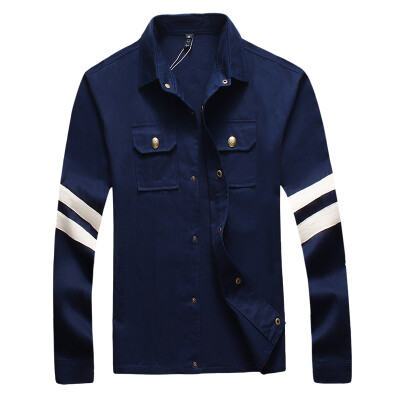 

Fashion Men Jackets 2016 New Men Outerwear Coats Spring Autumn Men Slim Jackets Plus Size  Black Navy Blue Men Casual Coats