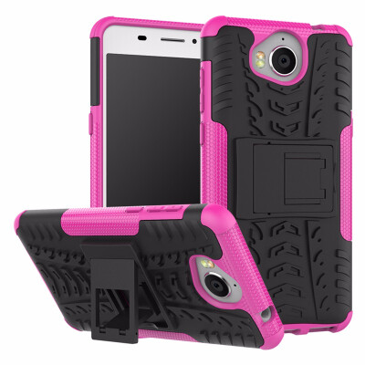

Goowiiz Phone Case For Huawei Y5 2017Y6 IIHonor 5A Armor Tire Texture Rugged Protection PCTPU Full Protection