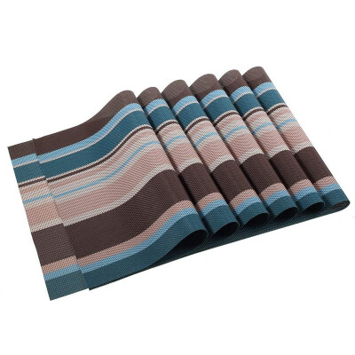 

UpperX Washable Placemats Heat Insulation Non-slip Table Mats for Kitchen Dining Set of 6