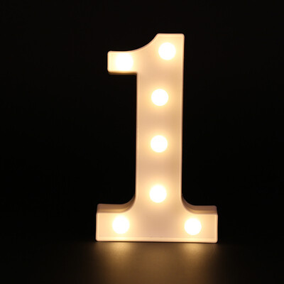 

26 White Letter LED Alphabet Light Indoor Battery powered Wall Hanging Night Light Bedroom Wedding Birthday Party Decor