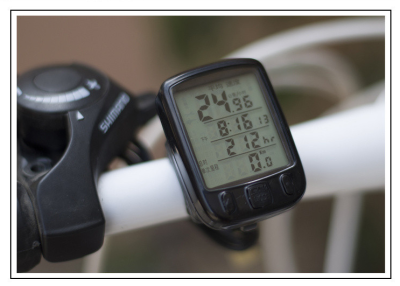 

Mountain bike meter Large screen Chinese luminous waterproof speedometer Cycling equipment
