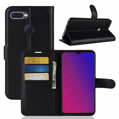

for Oppo F9 CPH1825 CPH1881 WIERSS Wallet Phone Case for Oppo F9 Pro CPH1823 Flip Leather Cover Case Etui Fundas Capa Coque
