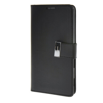 

MOONCASE Case for Sony Xperia T3 Flip Leather Wallet Card Slot Bracket Back Cover Black