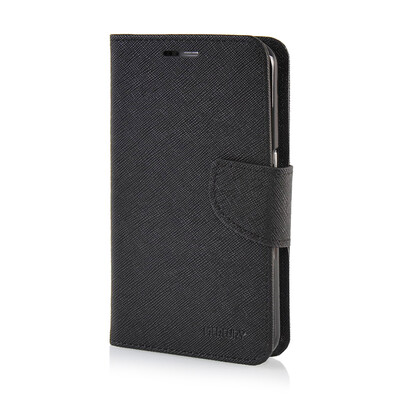 

MOONCASE Leather Side Flip Wallet Card Slot Pouch Stand ЧЕХОЛ ДЛЯ Samsung Galaxy S6 Black