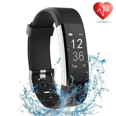 

Fitness Tracker with Heart Rate Monitor Smart Watch Activity Tracker Pedometer Sports Bracelet with Sleep Monitor Step Cal