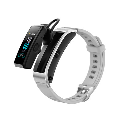 

Huawei bracelet B5 Bluetooth headset smart bracelet heart rate monitoring Sport version of the glacier gray