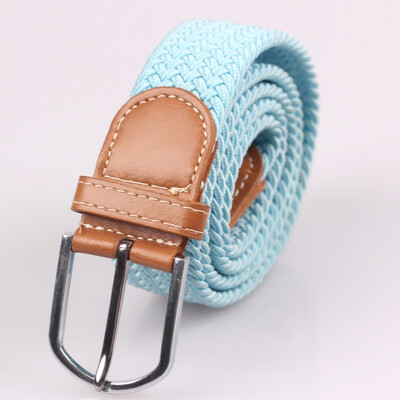 

Men And Women Young Student Fashion Casual Weave Canvas Pin Buckle Belt