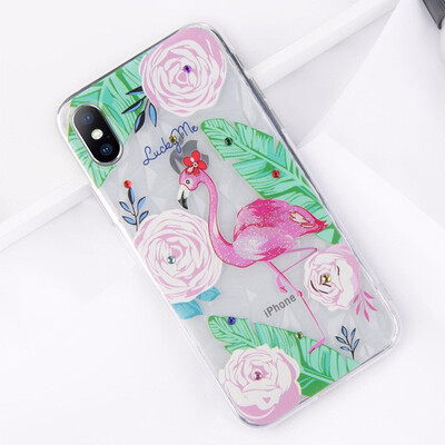 

Cartoon 3D White Clouds Phone Case For iPhone 6 7 8 plus X