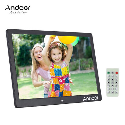 

Romacci 156 High Resolution 1280800 Led Digital Photo Picture Frame Advertising Machine Alarm Clock Mp3 Mp4 Movie Player with R