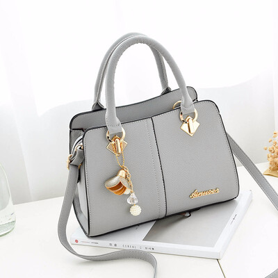 

women hardware ornaments solid totes handbag high quality lady party purse casual crossbody messenger shoulder bags