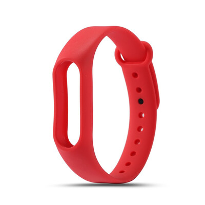 

prism Colorful Silicone Wrist Strap Bracelet Double Color Replacement watchband for Original Miband Xiaomi Mi band 2 Wristbands