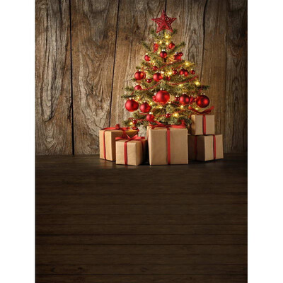

Red Xmas ball Photo Backdrop 57FT Vinyl Fabric Cloth Digital Printing Photo Background st-536