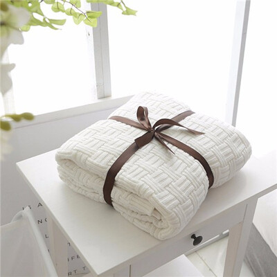 

110x180cm180x200cm Knitted Throw Blanket Bedspread Cover for Living Room Sofa Bed Nap on Chair