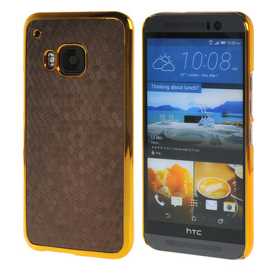 

MOONCASE Flash Flake Skin золото Chrome Hard Back чехол для Cover HTC One M9 Coffee