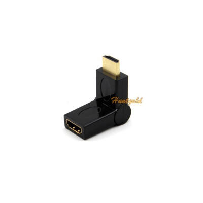 

HDMI Male to Female Adapter Plug 180 degree Rotatable Corner for PS3 XBOX HDTV