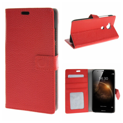 

MOONCASE Huawei Ascend G8 ЧЕХОЛ ДЛЯ Flip Wallet Card Slot Stand Leather Folio Pouch Red 02