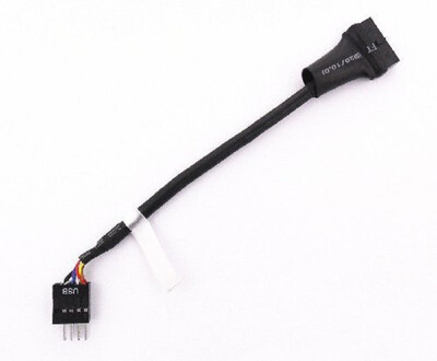 

USB 20 9Pin header male to Motherboard USB 30 20pin Housing Female cable 10cm