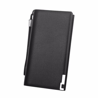 

Mens long wallet youth business retro wallet simple European trend wallet