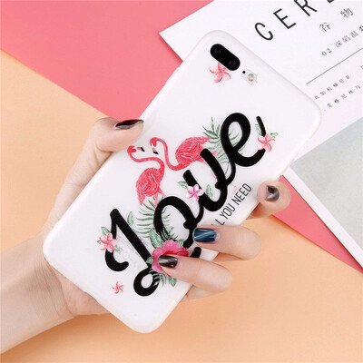 

Flower Phone Case For iPhone 6 6s Plus Clear Rose Floral Cases For iPhone X 8 7 6S Plus